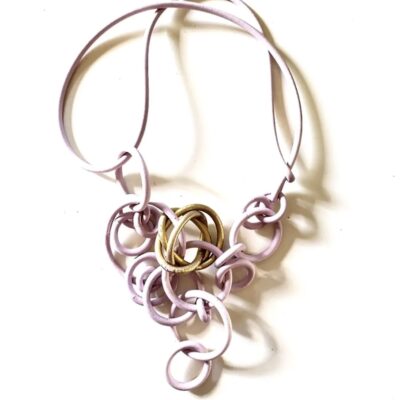 Rin Necklace Pink by MikasDesigns